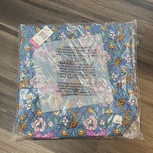 Vera Bradley Blue Floral Quilted Bag (wild prairie)